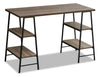 Jonnie 47.25\" Office Desk with Sawhorse-style Legs - Taupe