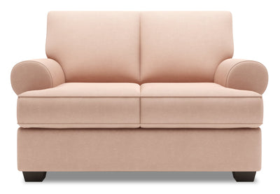 Sofa Lab Roll Loveseat - Pax Rose