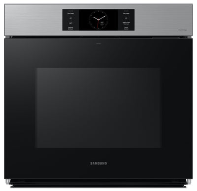Samsung 30" 5.1 Cu. Ft. Electric Single Wall Oven with AI Pro Cooking™ Camera and Air Sous Vide - S… | Four mural simple électrique Samsung de 5,1 pi³ et de 30 po avec caméra AI Pro CookingMC et Air Sous…