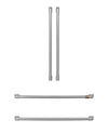 Cafe 4-Piece Brushed Stainless Handle Kit for French-Door Refrigerator - CXQB4H4PNSS