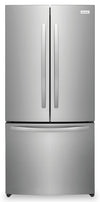 Frigidaire 31.3\" 17.6 Cu. Ft. Counter-Depth French-Door Refrigerator - Brushed Steel - FRFG1723AV