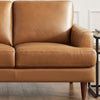 Hydeline Cassia Leather Sofa - Brown|Sofa Cassis de Hydeline en cuir - brun