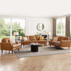 Hydeline Cassia Leather Sofa - Brown|Sofa Cassis de Hydeline en cuir - brun
