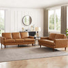 Hydeline Cassia Leather Sofa - Brown|Sofa Cassis de Hydeline en cuir - brun