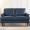 Hydeline Cassis Leather Loveseat - Navy|Causeuse Cassis de Hydeline en cuir - bleu marine