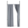 Umbra Anywhere Matte Black Expandable Curtain Rod and Room Divider - 36"-66" | Tringle à rideaux et séparateur de pièce extensible Anywhere de Umbra noir mat - 36 po à 66 po