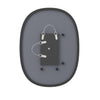 Umbra Hub Oval 24" x 18" Wall Mirror - Black|Miroir mural ovale Hub de Umbra de 24 po x 18 po - noir