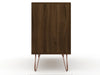 Manhattan Comfort Rockefeller Mid-Century Modern Dresser with 3-Drawers - Brown|Commode Rockefeller de Manhattan Comfort de style moderne du milieu du 20e siècle avec 3 tiroirs - brune