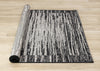 Jackson Black Grey Distressed Outdoor Rug, 7'10" x 10'6" Outdoor Area Rug | Tapis d'exterieur Jackson noir et gris vieilli, 7'10" x 10'6"