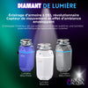BrightDIAMOND 1HP Quietest Waste Disposer, LED Cabinet Light, Corded & Air Switch, Amethyst - WDD100TA1AM Food Disposer | BrightDIAMOND 1HP Broyeur ultra-silencieux, DEL sous armoire, cordon/interrupteur, Amethyste-WDD100TA1AM