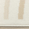 Forte Cream Beige Brown Curvy Lines Area Rug - 7'9" x 10'6"|Carpette Forte crème, beige et brune à motif de lignes courbées - 7 pi 9 po x 10 pi 6 po