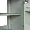 Jocelyn 20" Bathroom Vanity with Ceramic Sink and Solid Rubberwood Frame, Green | Jocelyn Meuble-lavabo de 20" avec vasque en ceramique et structure en bois caoutchouc massif, Blanc