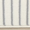 Forte White Grey Curved Arches Indoor Area Rug - 4'7" x 6'7"|Carpette Forte blanche et grise à motif d’arches courbées pour l’intérieur - 4 pi 7 po x 6 pi 7 po