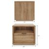1-Drawer Modern Nightstand | Table de nuit moderne a 1 tiroir