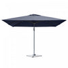 Costway 10x10 ft Patio Offset Cantilever Umbrella Aluminum 360° Rotation Tilt Navy