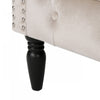 Akira Velvet Fabric Chair With Button Tufted And Nailhead Trim - Champagne | Fauteuil Akira En Tissu Velours Avec Capitonnage À Boutons Et Bordure Cloutée -  Couleur Champagne