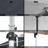 Costway 11' Patio Cantilever Offset Umbrella 360° Rotation Aluminum Tilt Grey