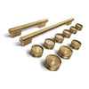 KitchenAid Handle Kit for 48\" Commercial-Style Dual Fuel Range – Brass – W11774734