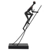 Resin 15" Man on Stilts - Bronze|Homme sur des échasses de 15 po en résine - bronze