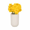 Ceramic 7" Ridged Vase - White|Vase strié de 7 po en céramique - blanc