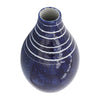 Ceramic 10" Primeval Vase - Blue | Vase Primeval de 10 po en céramique - bleu