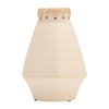 Ceramic 10" Vase with Weaving - Natural|Vase de 10 po en céramique à motif tressé - naturel