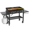 Blackstone Original 36" Griddle Cooking Station with Cutting Board - 1825|Station de cuisson Original de Blackstone de 36 po avec plaque chauffante et planche à découper - 1825