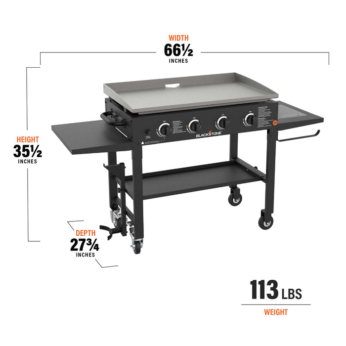Blackstone Original 36\" Griddle Cooking Station with Cutting Board - 1825