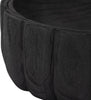 Wood 9" Scalloped Bowl - Black|Bol festonné de 9 po en bois - noir