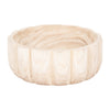 Wood 9" Scalloped Bowl - Natural|Bol festonné de 9 po en bois - naturel
