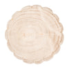 Wood 9" Scalloped Bowl - Natural|Bol festonné de 9 po en bois - naturel