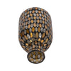 Glass 8" Mosaic Vase - Copper | Vase de 8 po en verre à mosaïque - cuivre