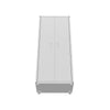 Fortress Textured Metal 75.4" Garage Cabinet with 4 Adjustable Shelves - White|Armoire Fortress de Manhattan Comfort de 75,4 po en métal texturé avec 4 tablettes réglables pour le garage - blanche
