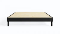 Smart Base Essential Double Platform Bed Frame - Black 
