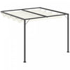 Outsunny 10'x10' Outdoor Pergola Gazebo With Retractable Canopy & Metal Frame & Pa Coated Sun Shelte|Outsunny 10'x10' Pergola Tonnelle De D'exterieur Avec Auvent Retractable Et Structure Metal Et Revet