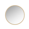 Joinery 28 Inch Framed Round Mirror In Gold | Joinery Miroir Rond Encadre de 28 Pouces Dore