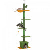 Pawhut Floor To Ceiling Cat Tree, Cat Tower With 90.5"-108" Adjustable Height, 5 Tier Activity Centr|Pawhut Arbre A Chat Du Sol Au Plafond, Tour Pour Chat Avec Hauteur Reglable De 90,5" A 108", Centre