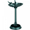 Outsunny Bird Bath with Pedestal, Birdbath Bowl for Garden, Bronze Green