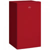 HOMCOM Mini Fridge with Freezer Thermostat Reversible Door, Red