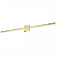 Dainolite Arandel Vanity Light 36w LED Aged Brass Frosted Acrylic Diffuser Lamp