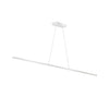 Dainolite Array LED Horizontal Pendant 30w 48" Matte White Finish White Acrylic Diffuser Lamp|Luminaire suspendu horizontal Array de Dainolite de 48 po en acrylique blanc qui diffuse la lumière, avec fini blanc mat et ampoule à DEL de 30 W