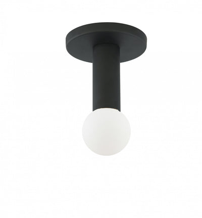 Dainolite Adams 1 Light Flush Mount Matte Black Lamp|Plafonnier affleuré Adams de Dainolite avec fini noir mat et 1 ampoule