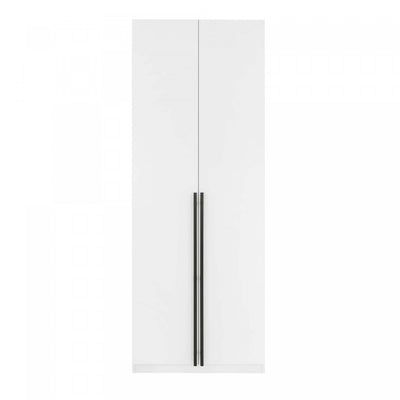 Lee Modern 32" Wardrobe Closet in White Armoire | Armoire moderne Lee 32" en blanc