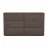 Evelyn Modern 60" Dresser in Brown (6-Drawer) | Commode moderne Evelyn 60" en brun (6 tiroirs)