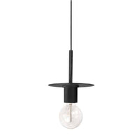 Dainolite Roswell 1 Light Pendant Medium Matte Black Lamp