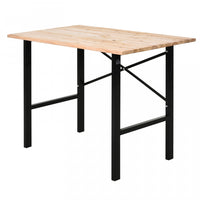 Homcom Fir Wood Top Workbench Table High Stability