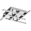 Dainolite Summit LED Flush Mount 18w Polished Chrome White Acrylic Diffuser Lamp