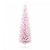 Homcom Pencil Artificial Christmas Tree With Snow-flocked Branches|Homcom Arbre De Noel Artificiel Crayon Avec Branches Floquees De Neige