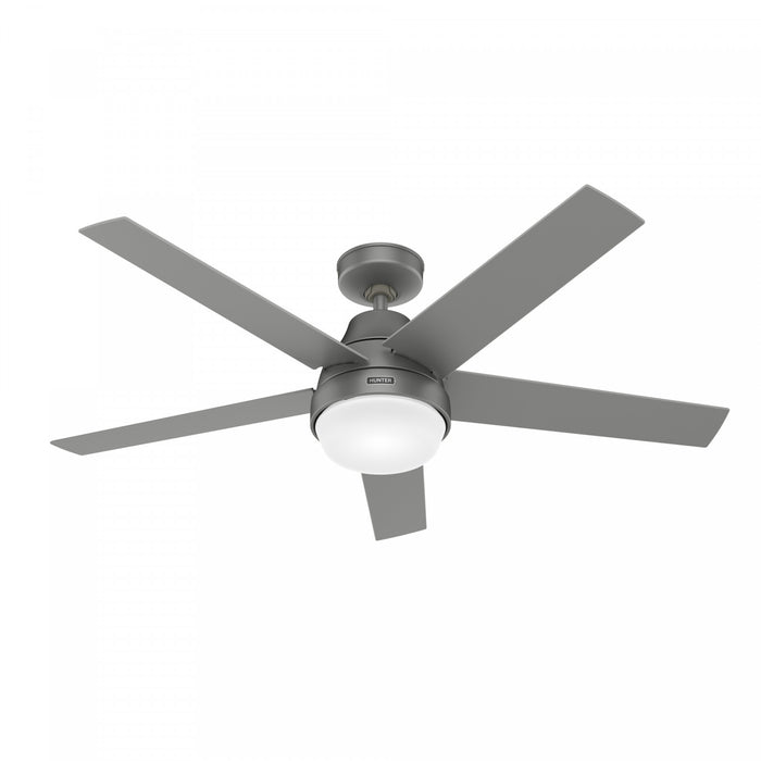 Aerodyne Ceiling Fan with Light Fixture - Grey