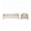 Sylvia Modern Glam 2-Piece Sofa Set in Gold Dust | Ensemble de canape 2 pieces Sylvia Modern Glam en Poussiere d’Or